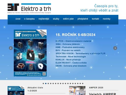 elektro a trh - odborný elektrotechnický časopis