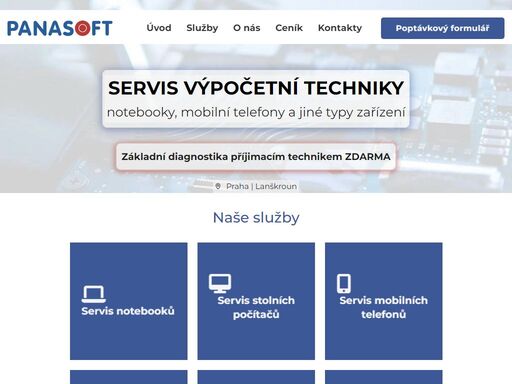 poskytujeme servis výpočetní techniky, mobilních telefonů, ale také dalších typů zařízení (dronů, pokladních systémů, čteček knih, navigací, projektorů, atd.).