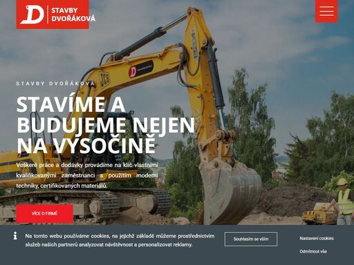 stavby dvořáková - stavební společnost havlíčkův brod  - stavby silnic, rekonstrukce silnic, výstavba infrastruktury, výstavba vodovodů a kanalizace
