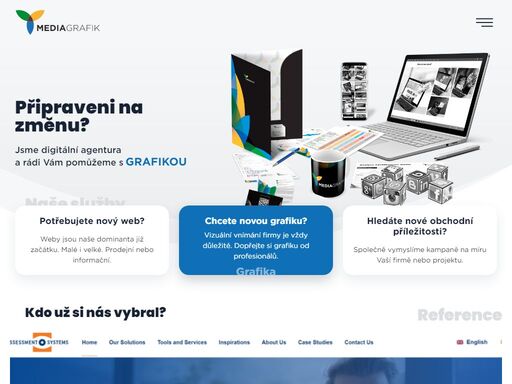 postaráme se vám web. ale i logo, tiskoviny a jinou grafiku. postaráme se o celou vaši značku. online, na sociálních sítích i mimo ně. a rádi ??