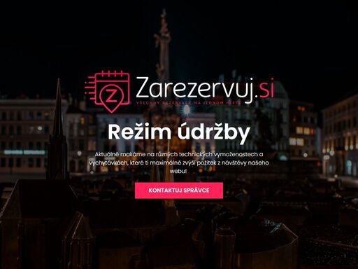 to je všechno. nic víc, nic míň. všechno je o pocitech a čas je nejdražší komodita. využij ho efektivněji. zarezervuj.si a užívej chvilky, které ti už nikdy