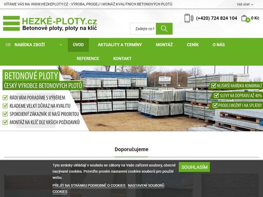 betonové ploty, ploty na klíč (montáž) - hezké-ploty.cz