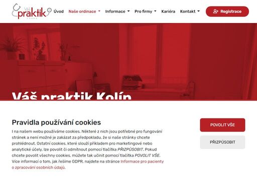 praktický lékař kolín ?  ordinace praktického lékaře pro dospělé váš praktik kolín přijímá nové pacienty ?  online registrace zdarma ? 