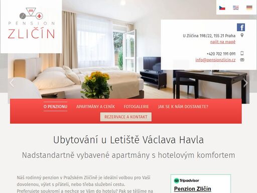 nadstandardně vybavené apartmány s hotelovým komfortem za příznivé ceny. s dobrou dopravní dostupností - blízko dálnice, letiště václava havla i metra b.