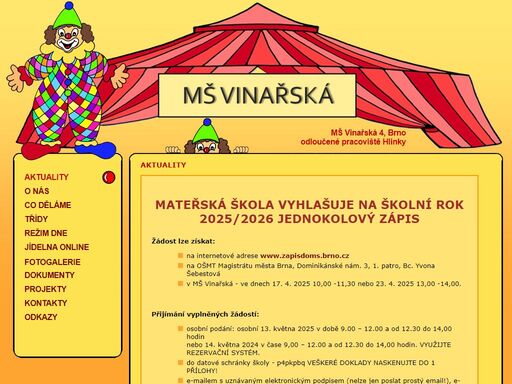 mš pomněnky, brno, vinařská 4