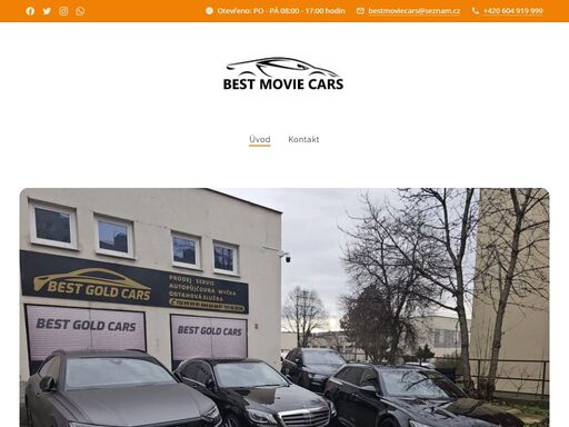 jsme rodinná firma, která má mnohaleté zkušenosti v oboru prodeje, servisu a propůjčování vozidel k filmu s naším řidičem. naše práce nás baví. máme vlastní kancelář a servis na praze 4 písnici nedaleko pražské sapy. vlastnímě několik dceřiných společností jako jsou best gold cars, wedding cars a nově i best movie cars. naše vozidla jsou tu pro...
