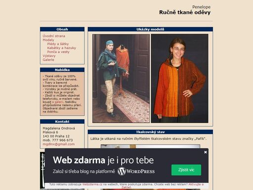 ručně tkané oděvy