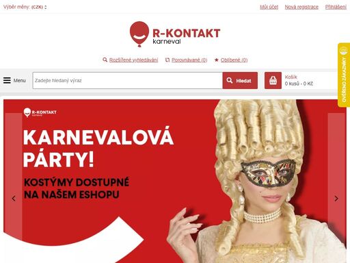 nabízíme široký sortiment karnevalových kostýmů a masek včetně oblíbeného párty zboží. karnevalové kostýmy a masky pro děti i dospělé za příznivé ceny!