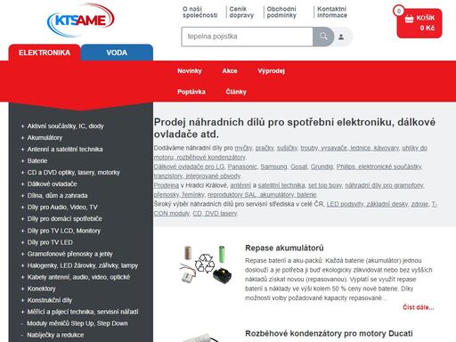 náhradní díly pro domácí spotřebiče skladem – rychlé doručení, odborná podpora, výběr pro eta, electrolux, gorenje, bosch, whirlpool a další značky.