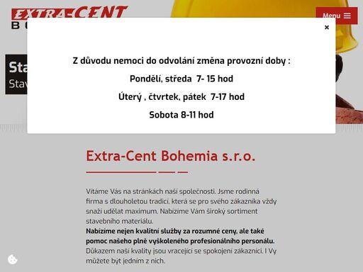 firma nabízí široký sortiment stavebního materiálu.