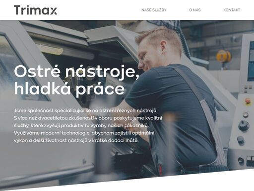 s více než dvacetiletou zkušeností v oboru poskytujeme kvalitní služby, které zvyšují produktivitu výroby našich zákazníků. využíváme moderní technologie, abychom zajistili optimální výkon a delší životnost nástrojů v krátké dodací lhůtě.