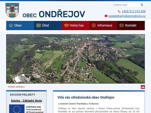 obec ondřejov