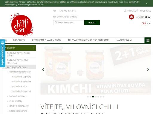 pěstování chilli od semínka nebo sazenice je s námi vždy snazší. nabízíme desítky odrůd chilli semínek a sazenic. vyrábíme chilli omáčky, koření ze sušeného chilli a nabízíme široký výběr originálních chilli dárků pro muže a milovníky pálivého.