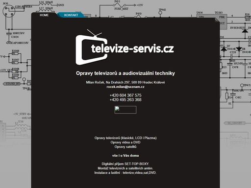 opravy televizorů, videa, satelitů. montáž antén, instalace a ladění televizní techniky v hradci králové a okolí