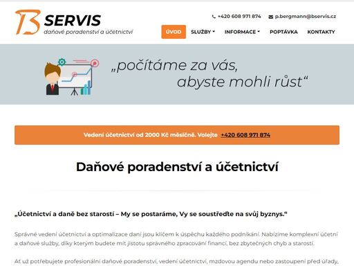 profesionální daňové poradenství, vedení účetnictví, daňové evidence a zpracování mezd pro firmy, osvč i společnosti s.r.o. postaráme se o účetnictví, daně, mzdy i zastoupení před úřady. vše bez starostí a chyb.