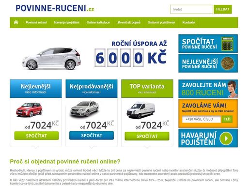 povinné ručení lze sjednat bez mučení. unikátní způsob sjednávání online nebo po telefonu.