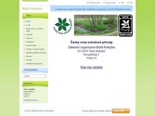 zo csop,prezentace základní organizace čsop botič-rokytka. ochrana přírody,spolupráce s veřejností a se školami.