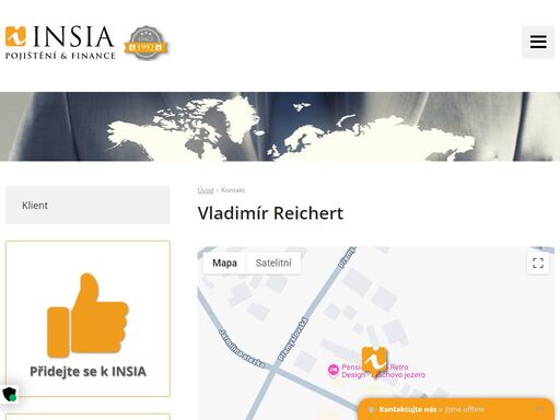 insia a.s. praha. jste makléř nebo zájemce o pojištění? kontaktujte naše specialisty nebo se na nás obraťte přes kontaktní formulář.
