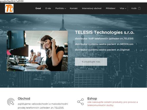distributor voip telefonních ústředen telesis a systému pacient sestra
