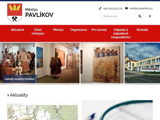 oficiální stránky městyse pavlíkov