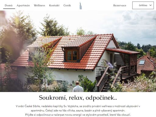 v srdci české sibiře, nedaleko prahy, se zrodil boutique apartmán pod vojtěchem s privátním wellness. prostor plný komfortu a vkusu, aby vaše relaxační dovolená byla dokonalá.