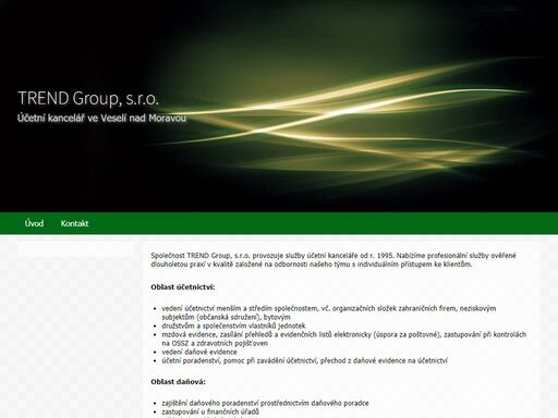 úvodní informace o společnosti