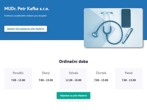ordinace praktického lékaře pro dospělé