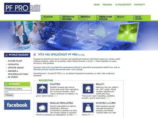 pf pro s.r.o. | pojištění, penzijní připojištění, stavební spoření, hypotéky a úvěry, reality