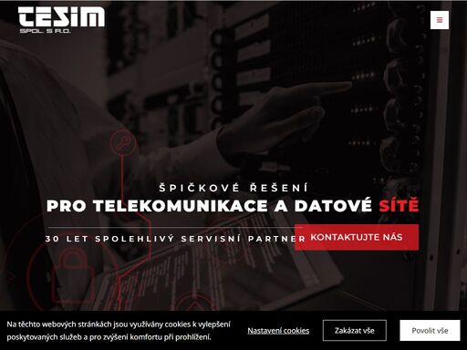 naše více jak dvacetilleté působení na trhu telekomunikací a slaboproudu je podloženo výsledky naší práce.