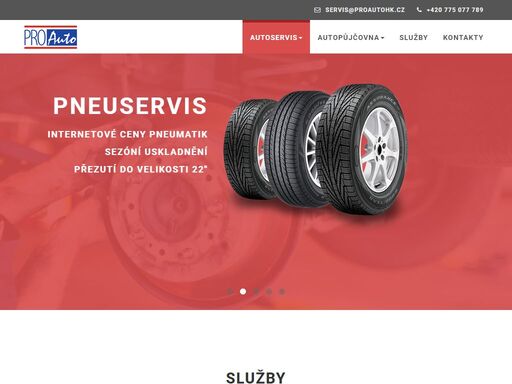 proautohk opravy silničních vozidel, pneuservis hradec králové
