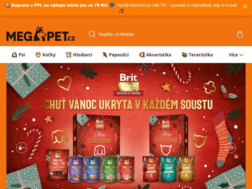 megapet.cz | pro mazlíčky, co milujeme. pro mazlíčky, co milujeme věříme, že si naši zvířecí parťáci zaslouží jen to nejlepší. proto u nás najdete pečlivě vybrané krmivo, hračky, pelíšky i doplňky, které spojují kvalitu, bezpečí a lásku ke zvířatům. u nás nejde jen o nákup – jde o radost pro ty, kteří nám dělají každý…