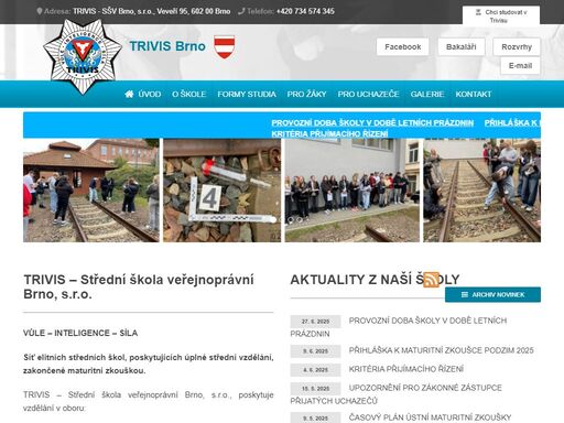 síť elitních středních škol, poskytujících úplné střední vzdělání, zakončené maturitní zkouškou. úspěšné dokončení vzdělávání na škole absolventům možnost uplatnění ve veřejné i státní správě a samosprávě.