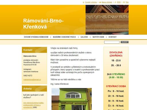 rámování obrazů,restaurování-čištění obrazů,speciální lišty,pasparty,oválné rámy,
zarámování televizoru,televizor v rámu jako obraz,