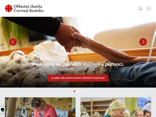 oblastní charita červený kostelec je nestátním poskytovatelem zdravotních a sociálních služeb. zajišťujeme komplexní hospicovou péči, staráme se o nemocné roztroušenou sklerózou a zajišťujeme množství dalších služeb.