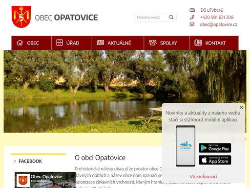 oficiální stránky obce opatovice
