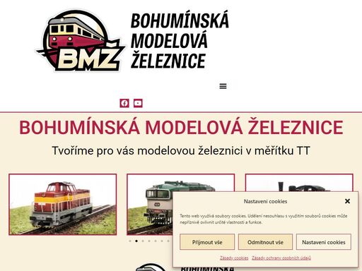 jsme spolek modelářů a fandů železnice, společně tvoříme v bohumíně modelovou železnici v měřítku tt /1:120/.