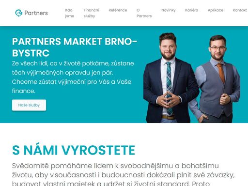 pobočka partners brno-bystrc poskytuje nezávislé finanční poradenství a osobní finanční plánování. finanční poradce vám pomůže ve sjednání a kalkulaci hypotéky, pojištění nebo investic