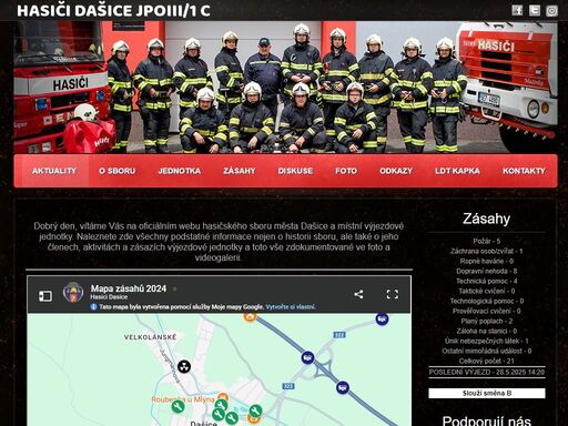 sbor dobrovolných hasičů dašice