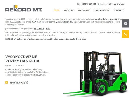 jsme spolehlivý dodavatel manipulační techniky a náhradních dílů balkancar a hc forklift.