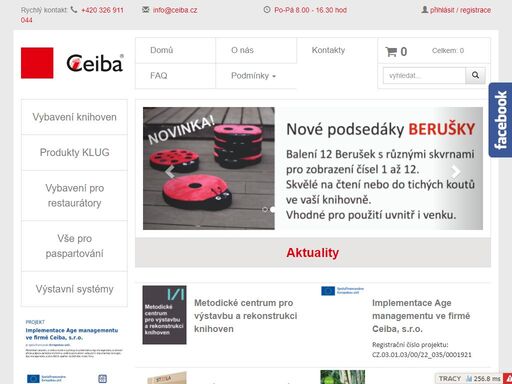 ceiba – vybavení knihoven, archivů, muzeí a galerií – prodej a instalace, materiály pro paspartování, pro restaurování papíru, ochranu knih a knihařské potřeby, vybavení knihoven, muzeí a galerií, závěsný obrazový systém