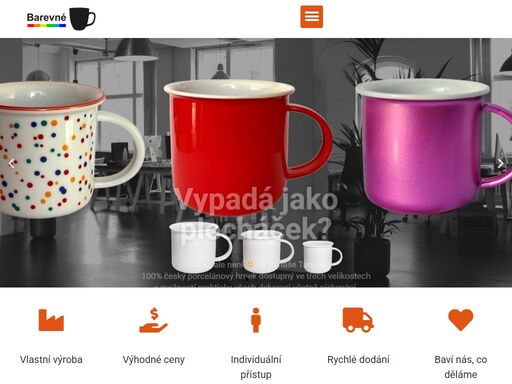 nakupujte přímo od výrobce. držíme vysoké skladové zásoby pro rychlé dodání. sami dekorujeme porcelánové hrnky, šálky s podšálky, plecháčky i sklo. barvíme do jakékoli barvy dle pantone, tiskneme i pískujeme do porcelánu a skla.