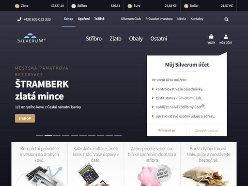 silverum - investiční stříbro, investiční zlato | silverum - investiční stříbro - stříbrné mince investiční zlato dárkový sortiment ostatní zboží investiční stříbro stříbro, stříbrný, investice, investiční, mince, slitky, cihly, nákup stříbra, prodej stríbra, numismatika, investiční stříbro