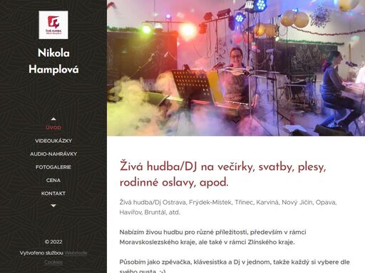 živá hudba na oslavu, svatbu, večírek, ples