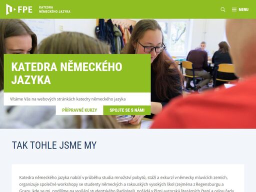 knj, katedra německého jazyka, fpe zču