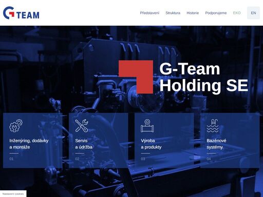 g - team a.s. je inženýrsko-výrobní společnost působící od roku 1992. jsme významným dodavatelem pro elektrárenský a teplárenský průmysl.