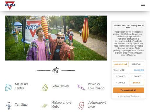 ymca praha podporuje děti, mládež a rodiny vzdělávacími, sportovními a společenskými programy v přátelském prostředí.