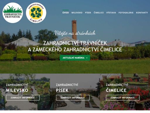 zahradnictví trávníček spol. s r. o. - milevsko, bernartice, čimelice