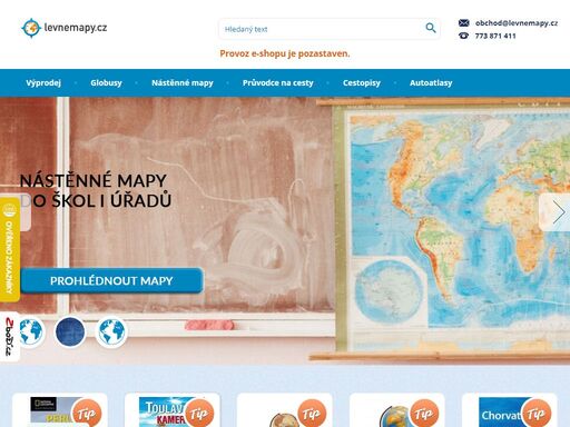prodáváme nejrůznější mapy světa, mapy evropy i mapy čr. také nabízíme tematické atlasy, glóbusy, průvodce a cestopisy. levnemapy.cz – specialista na mapy!