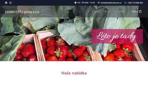 zaměřujeme se na výrobu ovocných přírodních sirupů a pečených čajů, na které má největší podíl právě sama příroda. naše výrobky děláme s láskou a respektem k přírodě.