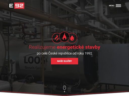 společnost energis 92 od roku 1992 podniká v oblasti realizace energetických staveb. naše působnost je po celé české republice a v zahraničí. působíme v segmentu průmyslových staveb i staveb občanské vybavenosti. zabýváme se rovněž výstavbou zdrojů pro kombinovanou výrobu tepla a elektrické energie (kogenerace) a výrobou tepla z alternativních zdrojů.
